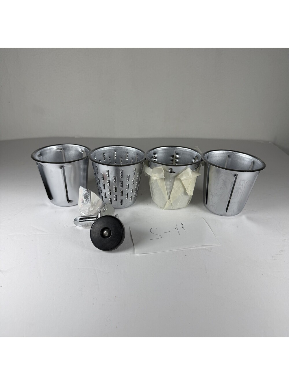 Replacement Food Processor Grater Slicer Cones Set S-11 Stainless Steel 5pc